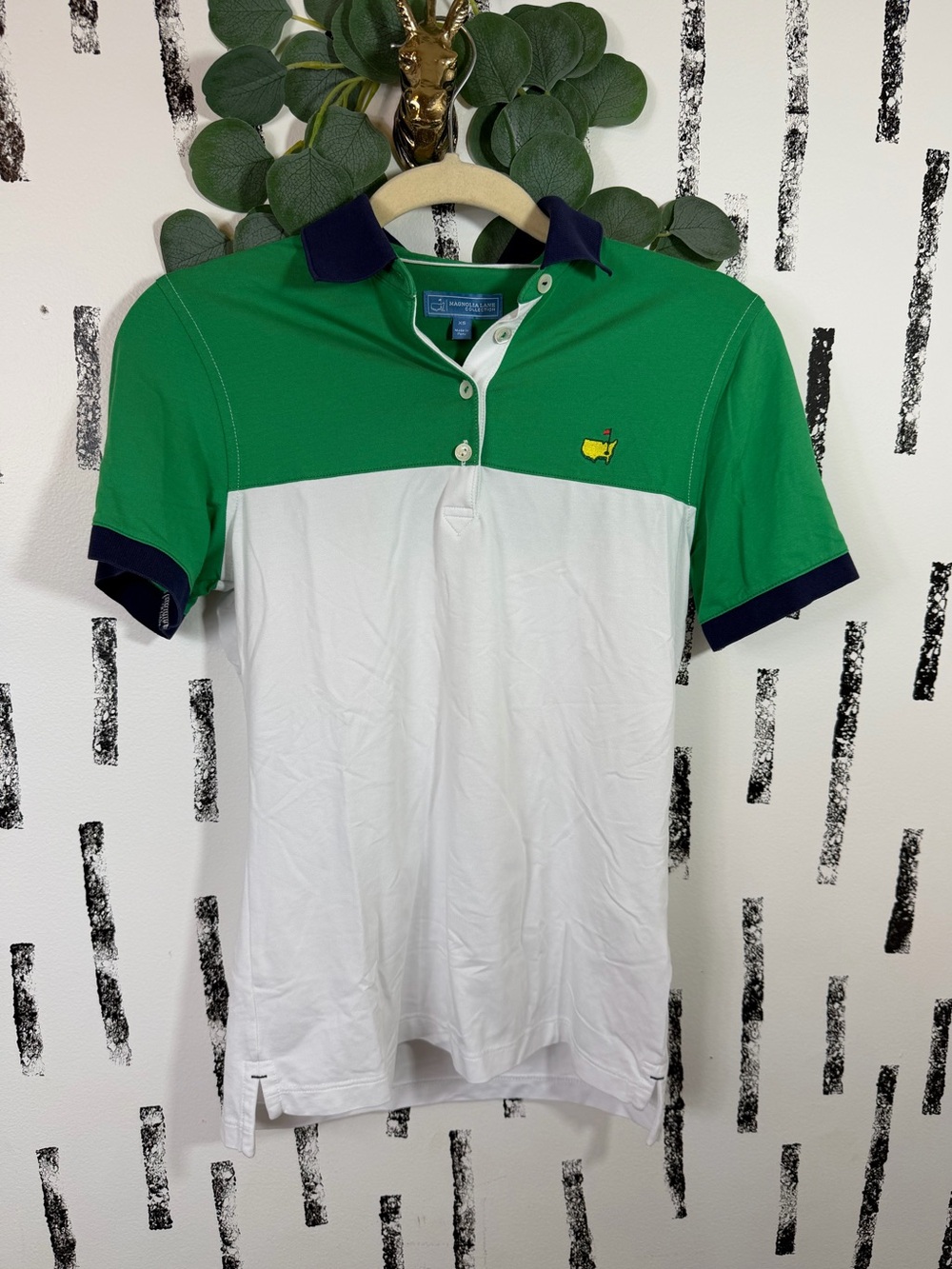 Masters Magnolia Lane Collection Colorblock Polo Women’s Top Size XS
